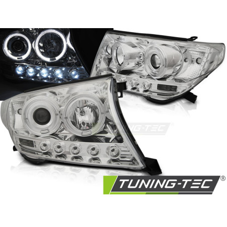 Fari Anteriori Angel Eyes per Toyota Land Cruiser Fj200 2007-2012 (Cod. TT-LPTO32)