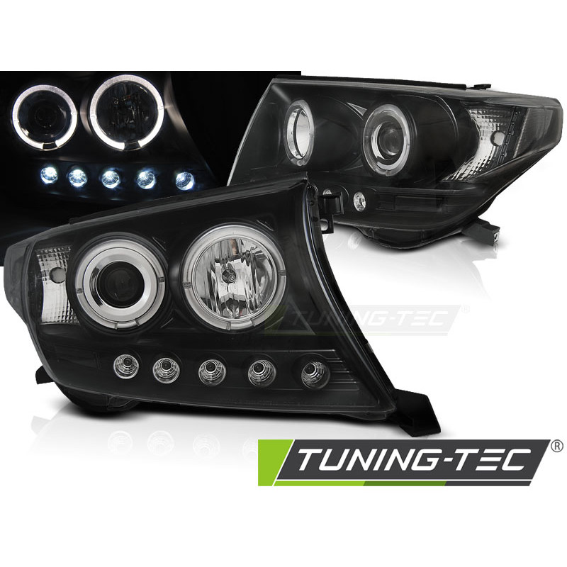 Fari Anteriori Angel Eyes per Toyota Land Cruiser Fj200 2007-2012 (Cod. TT-LPTO33) Fari Anteriori Angel Eyes per Toyota Land Cruiser Fj200 2007-2012 (Cod. TT-LPTO33)