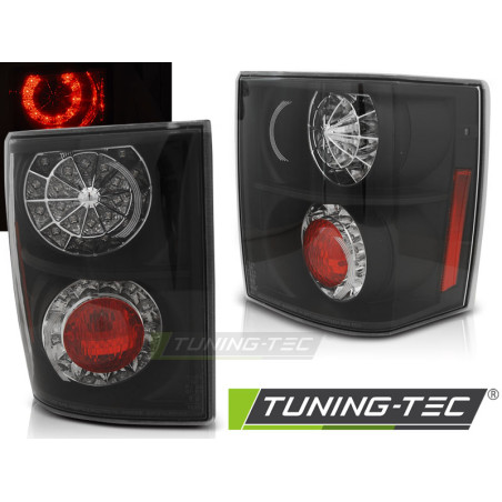 Fanali Posteriori LED LED Nero per Land Rover Range Rover Iii 2002-2012 (Cod. TT-LDLR06)