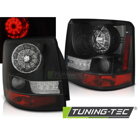 Fanali Posteriori LED Nero per Land Rover Range Rover 2005-2009 (Cod. TT-LDLR11)