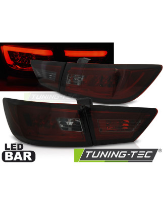 Fanali Posteriori LED Rosso Fumé per Renault Clio Iv 2013-2016 (Cod. TT-LDRE03)