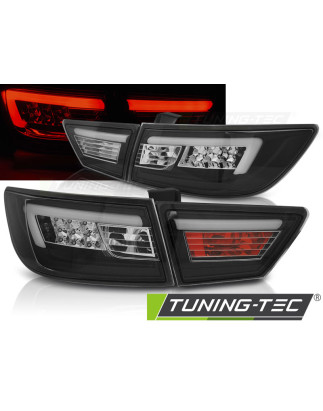 Fanali Posteriori LED Nero per Renault Clio Iv Hb 2013-2016 (Cod. TT-LDRE05)