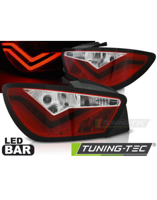 Fanali Posteriori LED per Seat Ibiza 6J 3D 06/2008-2012 (Cod. TT-LDSE21)