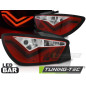 Fanali Posteriori LED per Seat Ibiza 6J 3D 06/2008-2012 (Cod. TT-LDSE21)
