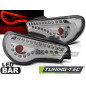 Fanali Posteriori LED Cromato per Toyota Gt86 2012-2016 (Cod. TT-LDTO12)