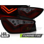 Fanali Posteriori LED Rosso Fumé per Seat Ibiza 6J 3D 06/2008-2012 (Cod. TT-LDSE22)