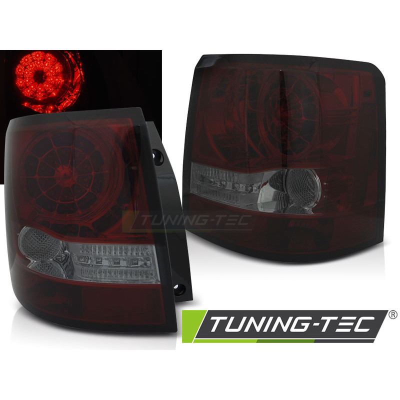 Fanali Posteriori LED Rosso Fumé per Land Rover Range Rover 2005-2009 (Cod. TT-LDLR09)