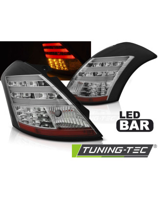 Fanali Posteriori LED Nero per Suzuki Swift V Dal 2010 (Cod. TT-LDSI08)