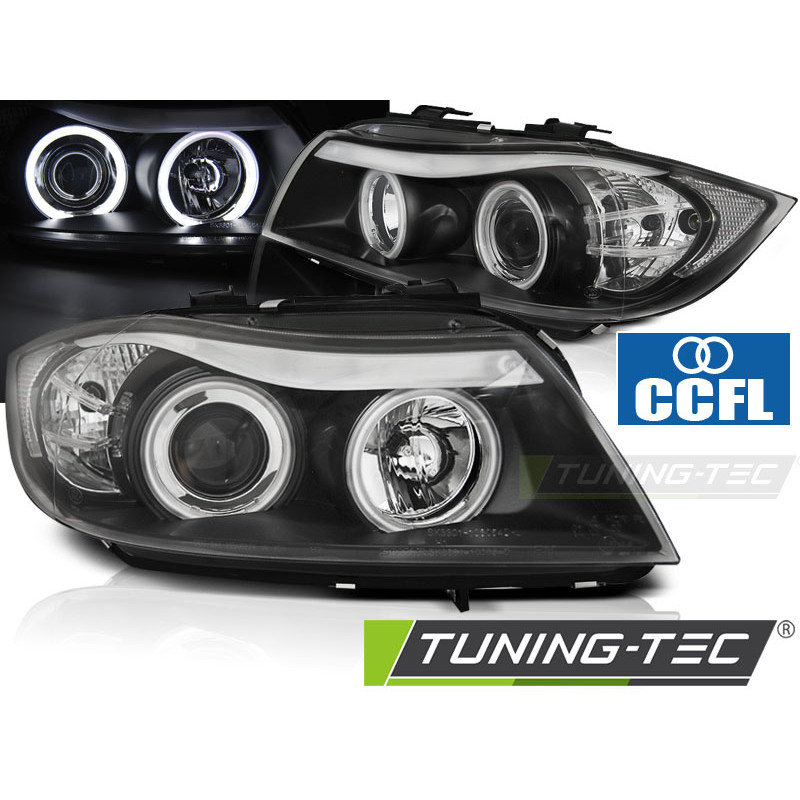 Fari Anteriori Angel Eyes per BMW E90/E91 2005-2008 (Cod. TT-LPBMH7)