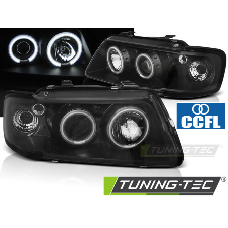 Fari Anteriori Angel Eyes per Audi A3 8L 08/1996-08/2000 (Cod. TT-LPAUD9)