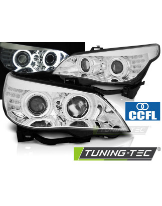 Fari Anteriori Angel Eyes per BMW E60/E61 2003-2007 (Cod. TT-LPBMH8)