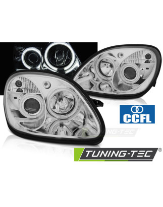 Fari Anteriori Angel Eyes per Mercedes-Benz R170 Slk 04/1996-2004 (Cod. TT-LPMEB0)