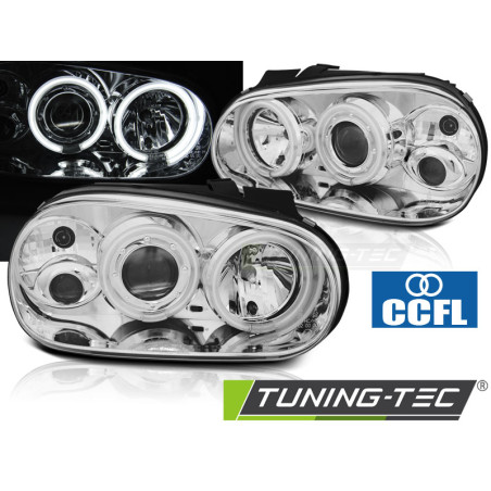 Fari Anteriori Angel Eyes per Volkswagen Golf 4 09/1997-09/2003 (Cod. TT-LPVWN7)