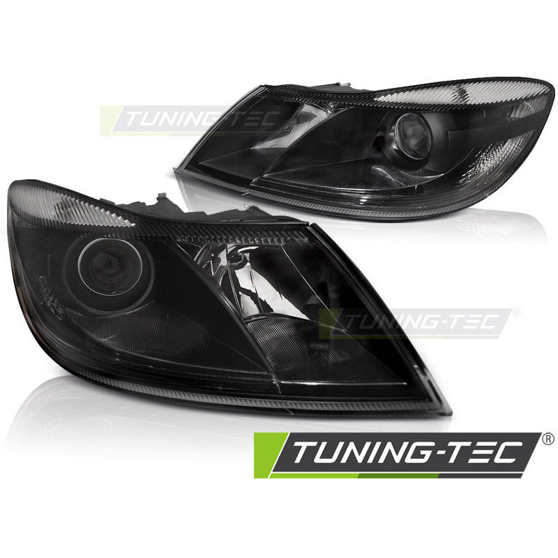 Fari Anteriori Nero per Skoda Octavia 2009-2012 (Cod. TT-LPSK26)