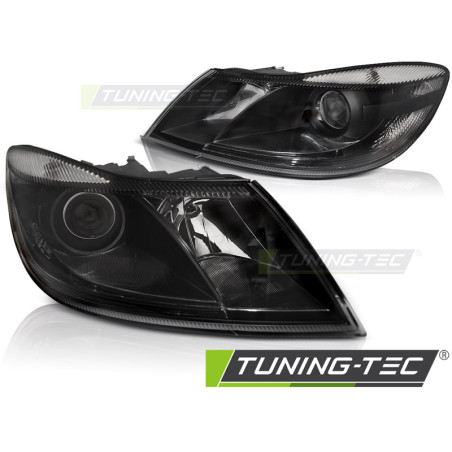 Fari Anteriori Nero per Skoda Octavia 2009-2012 (Cod. TT-LPSK26)