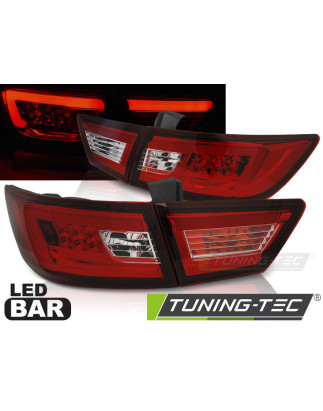 Fanali Posteriori LED Rosso/bianco per Renault Clio Iv 2013-2016 (Cod. TT-LDRE02)