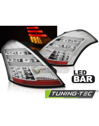 Fanali Posteriori LED Cromato per Suzuki Swift V Dal 2010 (Cod. TT-LDSI04)