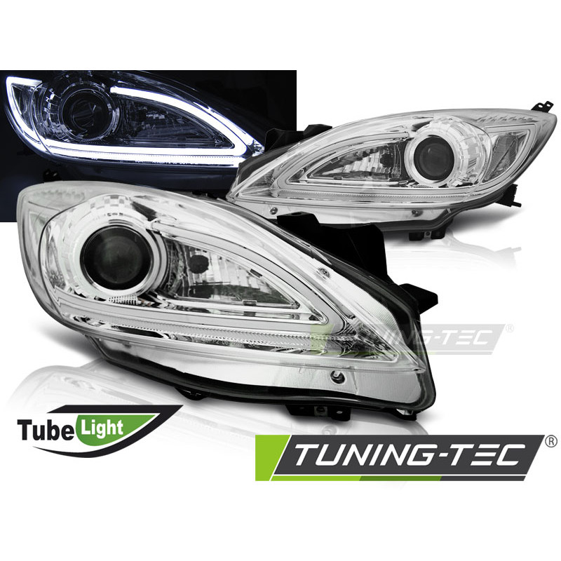 Fanali Posteriori Cromato per Mazda 3 2009-10/2013 (Cod. TT-LPMA08)