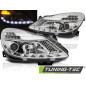 Fari Anteriori con Luci Diurne Luci Diurne Cromato per Opel Corsa D 04/2006-2011 (Cod. TT-LPOPA2)