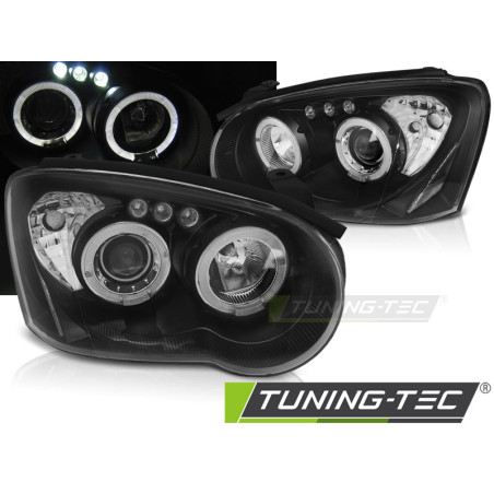 Fari Anteriori Angel Eyes per Subaru Impreza Ii Gd Gg 2003-2005 (Cod. TT-LPSU04)