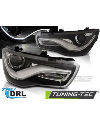 Fari Anteriori Luci Diurne DRL Nero per Audi A1 04/2010-12/2014 (Cod. TT-LPAUD5)