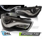 Fari Anteriori Luci Diurne DRL Nero per Audi A1 04/2010-12/2014 (Cod. TT-LPAUD5)