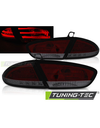 Fanali Posteriori LED Rosso Fumé per Seat Leon 03/2009-2012 (Cod. TT-LDSE27)