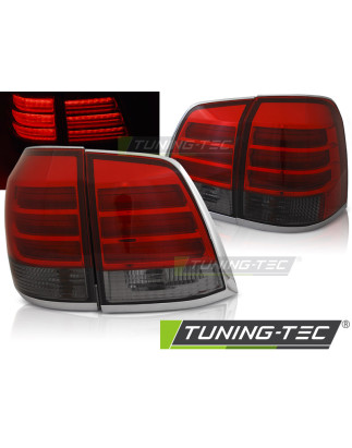 Fanali Posteriori LED Rosso Fumé per Toyota Land Cruiser Fj200 2007-2015 (Cod. TT-LDTO17)