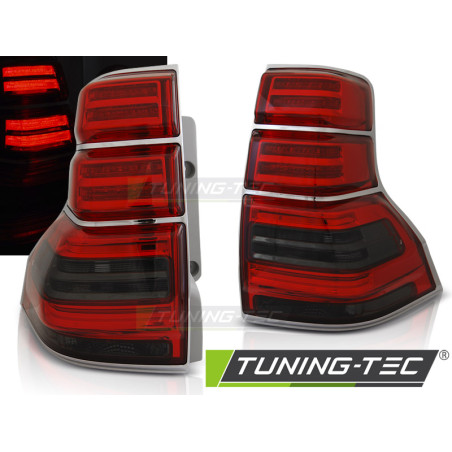 Fanali Posteriori LED Rosso Fumé per Toyota Land Cruiser 150 2009-2013 (Cod. TT-LDTO21)