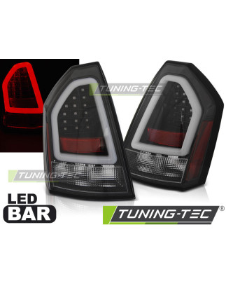 Fanali Posteriori LED Nero per Chrysler 300C 2005-2008 (Cod. TT-LDCH19)