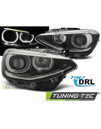 Fari Anteriori Luci Diurne DRL Nero per BMW F20/21 2011-12/2014 (Cod. TT-LPBMG7)