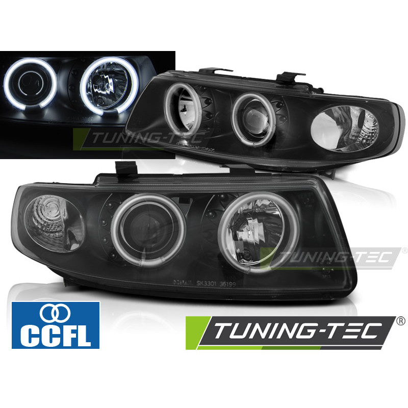 Fari Anteriori Angel Eyes per Seat Leon/toledo 04/1999-08/2004 (Cod. TT-LPSE36)