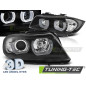 Fari Anteriori LED Nero per BMW E90/E91 03/2005-08/0 (Cod. TT-LPBMI4)