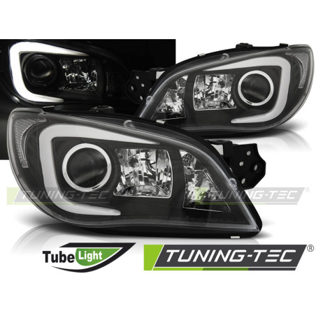 Fanali Posteriori Nero per Subaru Impreza Ii Gd Gg 2006-2007 (Cod. TT-LPSU06)