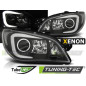 Fanali Posteriori Nero per Subaru Impreza Ii Gd Gg Hid 2006-2007 (Cod. TT-LPSU08)