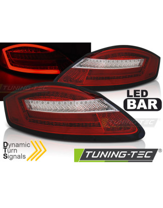 Fanali Posteriori LED Rosso/bianco per Porsche Boxster 987/CAYMAN 2005-2008 (Cod. TT-LDPO08)