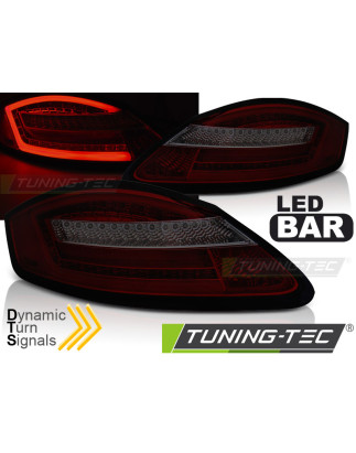 Fanali Posteriori LED Rosso Fumé per Porsche Boxster 987/CAYMAN 2005-2008 (Cod. TT-LDPO09)