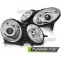 Fari Anteriori Cromato per Mercedes-Benz W211 Classe E 05/2006-2009 (Cod. TT-LPMEB6)