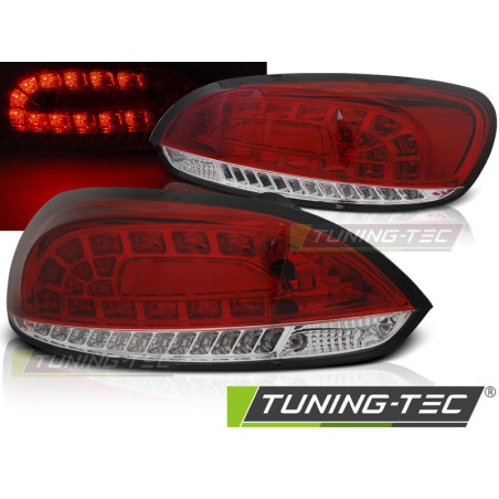 Fanali Posteriori LED Rosso/bianco per Volkswagen Scirocco Iii 2008-04/2014 (Cod. TT-LDVWI1)