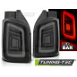 Fanali Posteriori LED Nero per Volkswagen T5 /10-15 04/2003-2009 (Cod. TT-LDVWH5)