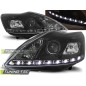 Fari Anteriori con Luci Diurne Luci Diurne Nero per Ford Focus Ii W/m 02/2008-2010 (Cod. TT-LPFO73)