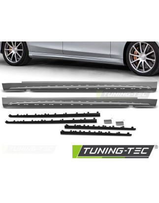 Minigonne Laterali Nero per Mercedes-Benz S-class W222 Long Version 2013-2020 (Cod. TT-PGME07)