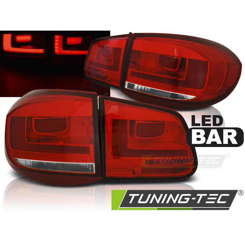 Fanali Posteriori LED per Volkswagen Tiguan 2007-07/2011 (Cod. TT-LDVWH3)