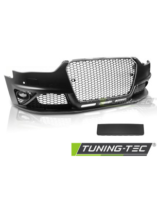 Paraurti Anteriore Cromato Nero per Audi A4 B8 2012-2015 (Cod. TT-ZPAU22)