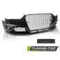 Paraurti Anteriore Cromato Nero per Audi A4 B8 2012-2015 (Cod. TT-ZPAU22)