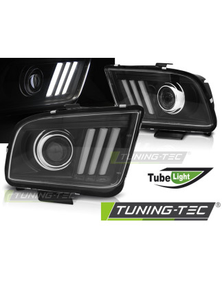 Fanali Posteriori Nero per Ford Mustang 2004-2009 (Cod. TT-LPFO75)