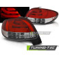 Fanali Posteriori LED Rosso/bianco per Peugeot 206 Dal 1998 (Cod. TT-LDPE20)