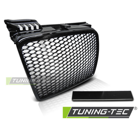 Griglia Frontale Nero Lucido Nero per Audi A4 B7 11/2004-03/2008 (Cod. TT-GRAU51)