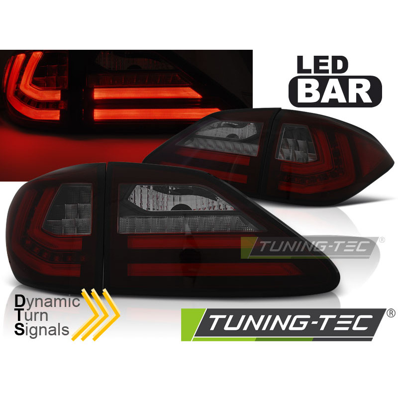 Fanali Posteriori LED Rosso Fumé per Lexus Rx Iii 350 2009-2012 (Cod. TT-LDLE07)