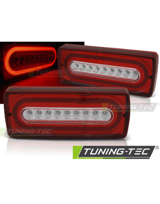 Fanali Posteriori LED Rosso/bianco per Mercedes-Benz W463 G-klasa 1990-2012 (Cod. TT-LDMEB0)